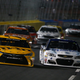 The racing was close in the All-Star Race and the inversion—though gimmicky—made for an interesting final restart, but that didn’t stop it from being confusing. Photo credit: Brian Lawdermilk/Stringer/Getty Images